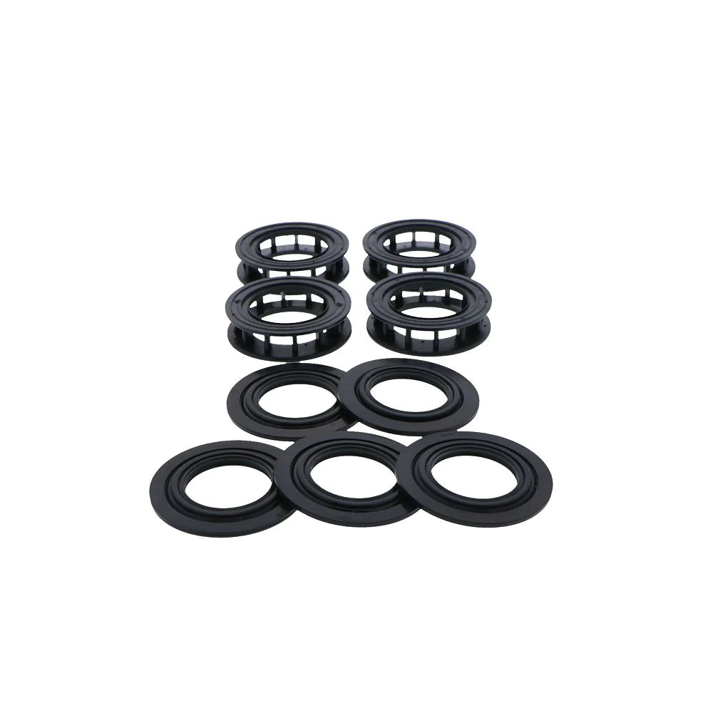 Fleck Replacement 5600 Seals & Spacers Kit | Fleck Style Seals & Spacers for Fleck 5600 Filter and Softener Pistons (Fleck Replacement Parts 60102-10 & 60125)