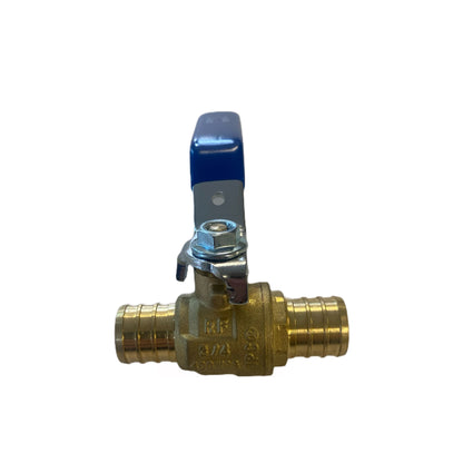 3/4 inch PEX Ball Shut Off Valve | Lead-Free Brass | PEXxPEX | Hot & Cold Water Systems | Fits All PEX Tubing | cUPC Certified