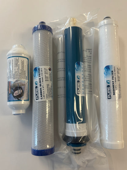 Culligan AquaCleer AC-30 Reverse Osmosis System PureT Replacement Kit | Cartridge, Filters, and Membrane