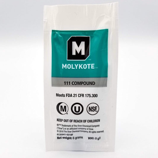 Molykote 111 Compound Food-Grade Lubricant (2oz / 6g pouch)
